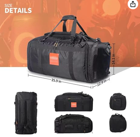 Speaker Bag Travel Case Replacement for JBL Party Box Series, Portable Speaker Carry Tote Bag Backpack for for JBL Speaker (For JBL partybox 310 black(New)