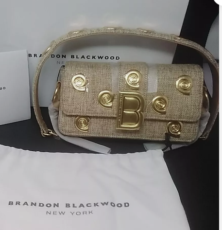 Brandon Blackwood Medium Nia Lined Handbag(New)