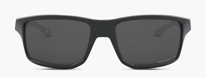 Oakley Men's Oo9449 Gibston Square Sunglasses, Matte Black/Grey Polarized, 60 mm