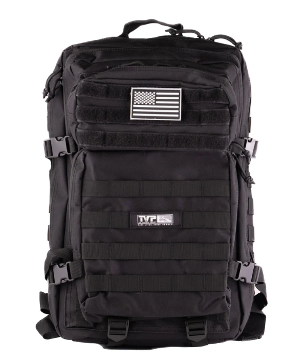 T.V.P. Tactical Backpack Black NEW