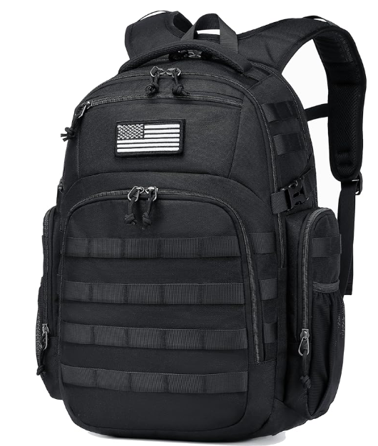 Wotony Military tactical backpack, backpack for men black tactical backpack small tactical backpack assault bag