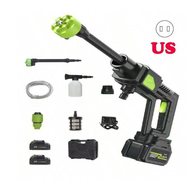 Cordless Pressure Washer, 6-In-1 Nozzle Portable Handheld Power Washer NEW