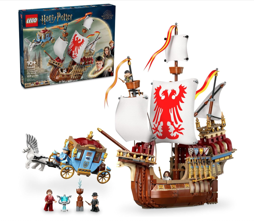 LEGO Harry Potter Triwizard Tournament: The Arrival, Harry Potter Collectible with Beauxbatons Carriage and Durmstrang Ship, Magical Gift for Boys & Girls, Harry Potter Toy for 10 Year Old Kids, 76440 (New, Open Box) *RB*