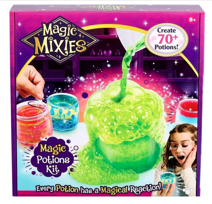 Magic Mixies Magic Potion Kit. Use The Spell Book to Mix Ingredients to Create Over 70 Magic Potions. Make Potions That Fizz, Bubble and Magically Change Form! Gifts for Kids, Ages 8+ (New, Open Box)