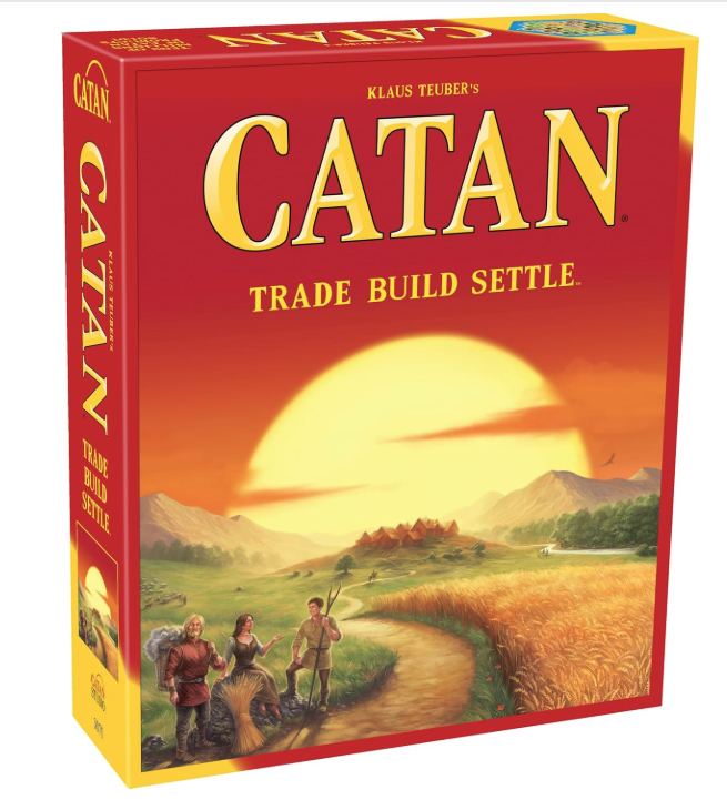 CATAN Board Game - Embark on a Journey of Discovery and Trade! Civilization Building Strategy Game, Family Game for Kids & Adults, Ages 10+, 3-4 Players, 60-90 Minute Playtime, Made by CATAN Studio (New, Open Box)