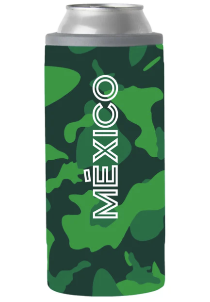 Mexico National Team 12oz Camo Slim Can Coolie