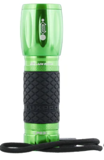 Compact 290 Lumen LED Focusing Flashlight - Green