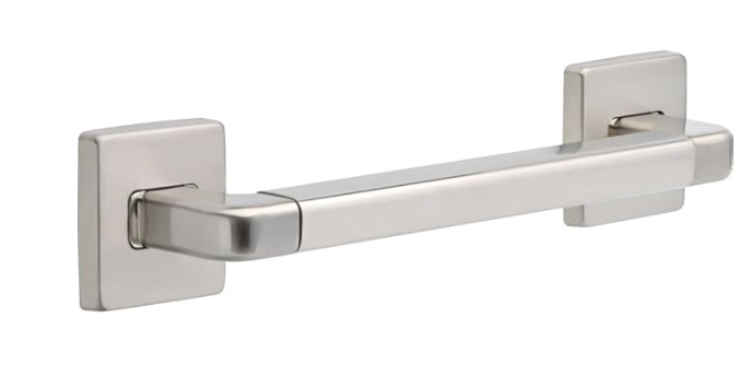 Delta Faucet 41912-SS Angular Modern 12-Inch Grab Bar with Concealed Mounting, Stainless (NEW, OPEN BOX)