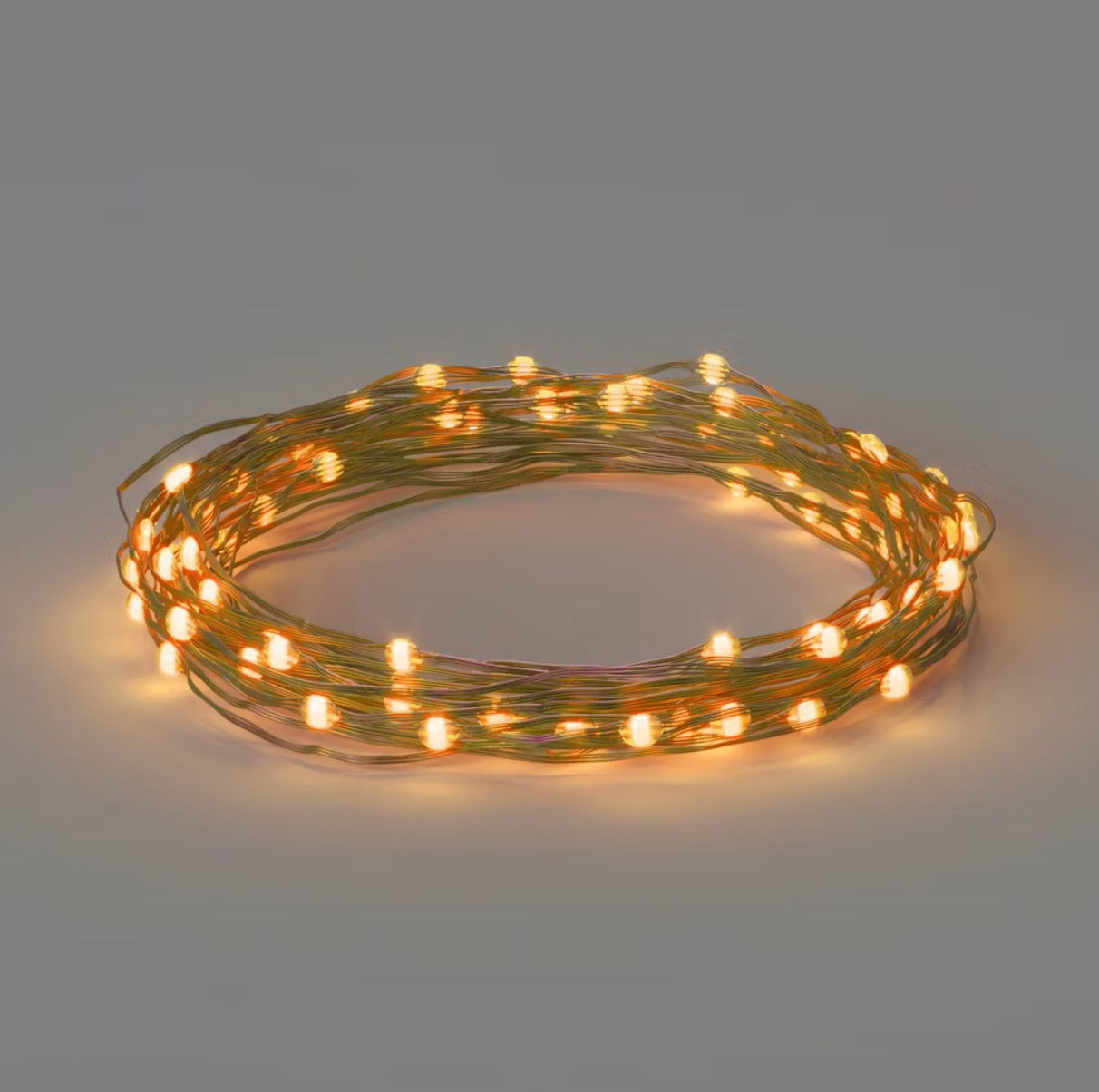 Room Essentials LED Fairy Lights with Remote Control, 40RGB: Indoor Decor, USB & Battery Powered, Timer Function - 2 Pack