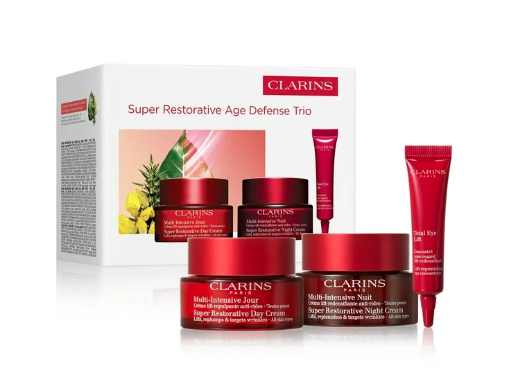 Clarins Super Restorative Age Defense Trio - 3 Piece