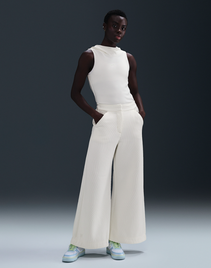 Nike x Serena Williams Design Crew Sportswear High Waist Knit Pants - Sail - 2xl