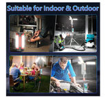 3-LED Camping Light With 10000mAh Power Bank