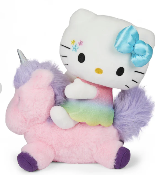 Hello Kitty Riding Unicorn 13" Plush