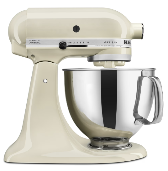 KitchenAid Artisan Series 5-Quart Tilt-Head Stand Mixer, Almond Cream