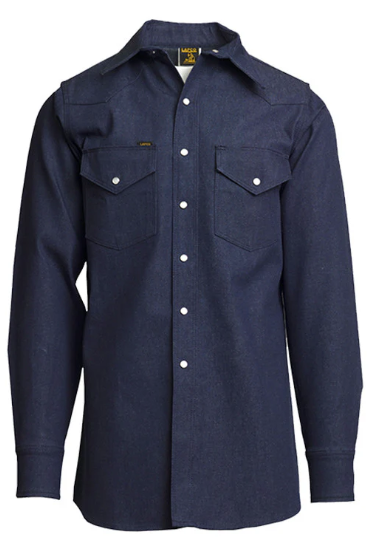Durable Welding Shirt | Non-FR | 10oz. Denim Cotton by LAPCOFR
