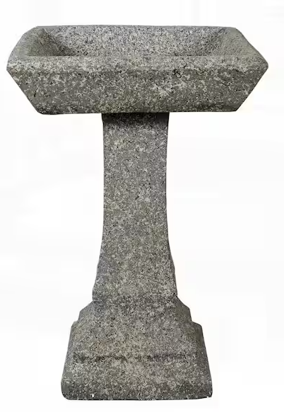 Modern Outdoor Freestanding Birdbath