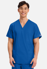 Home Cherokee Uniforms Cherokee WW Originals Unisex V-Neck 3-Pocket Scrub Top - Royal Blue - XL