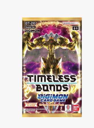 Digimon Card Game Timeless Bonds Booster Pack - Timeless Bonds (BT-26)