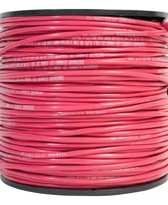 Southwire - 500 ft. 18-4 Red Solid CU Unshield FPLP Alarm Cable