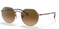 Ray-Ban Unisex Polarized Geometric Metal Sunglasses, RB3565 JACK