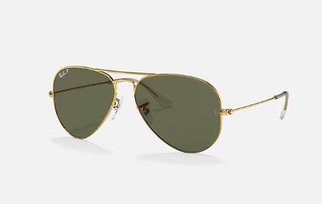 Rayban Aviator Classic - Arista & Green Polarized Lenses