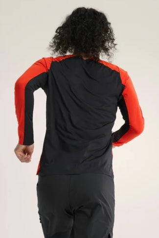 Arc'teryx Norvan Downward Logo Long Sleeve Shirt - Dynasty - Medium
