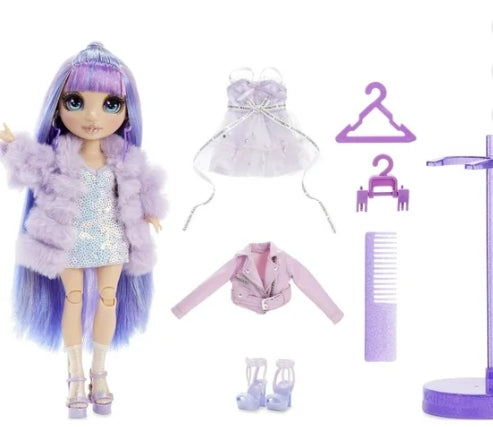 Rainbow High Violet Willow – Purple Fashion Doll with 2 Outfits