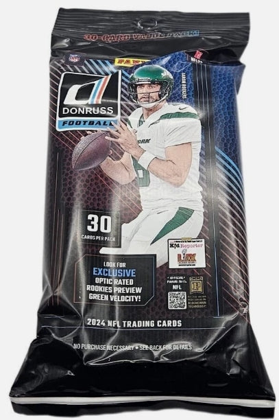 2024 Panini Donruss Football 30 Card Jumbo Value Cello