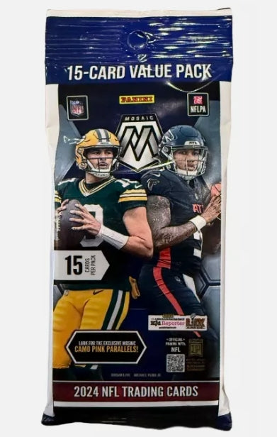 2024 Panini NFL Mosaic Football Trading Card Fat Pack