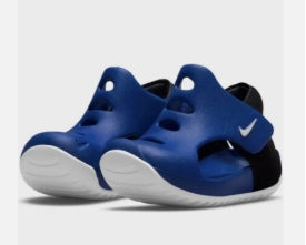 Nike Sunray Protect 3 (TD) Baby/Toddler Sandals Game Royal & Black- Size 8c NEW