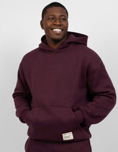 Affirmation Hoodie - Maroon  - Small