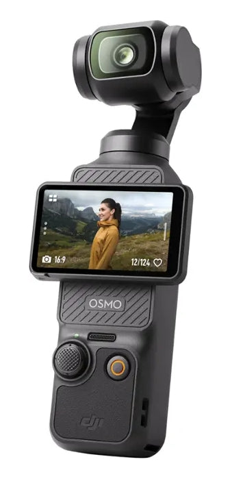 DJI - Osmo Pocket 3 3-Axis Stabilized 4K Handheld Camera with Rotatable Touchscreen - Gray
