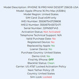 Apple iPhone 16 Pro Max 256GB Desert Titanium Carrier Locked:AT&T