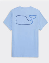 Vineyard Vines On-The-Go Whale Outline Short-Sleeve Harbor Performance Tee L