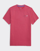 Vineyard Vines On-The-Go Whale Outline Short-Sleeve Harbor Performance Tee L