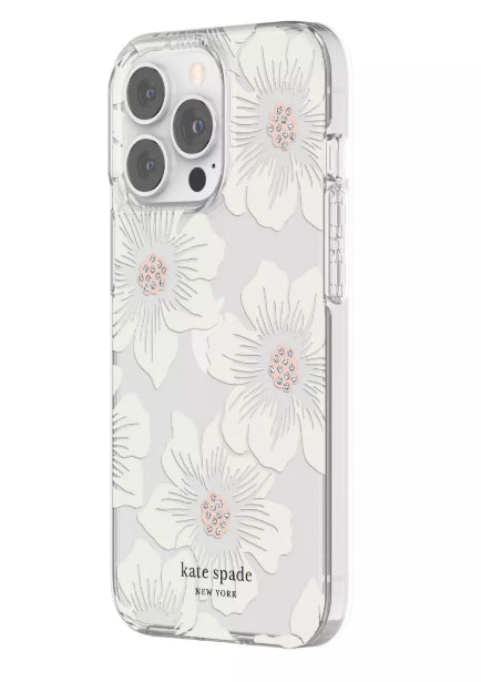 Kate Spade New York Apple iPhone 13 Pro Protective Case - Hollyhock Floral (New)