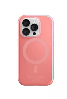 Kate Spade New York Apple iPhone 14 Pro Protective Case with MagSafe - Grapefruit Soda (New)