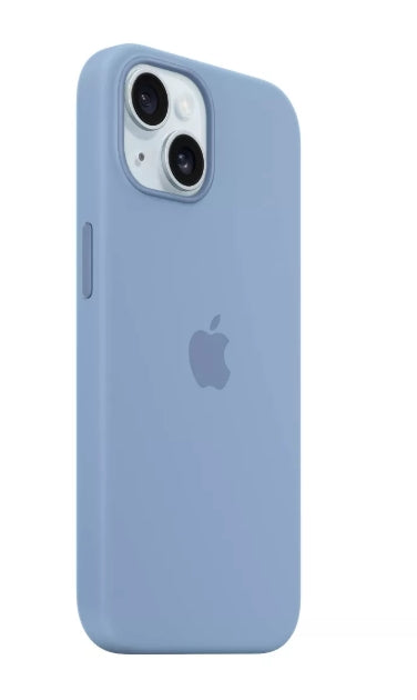 Apple iPhone 15 Silicone Case with MagSafe - Winter Blue (Open Box)