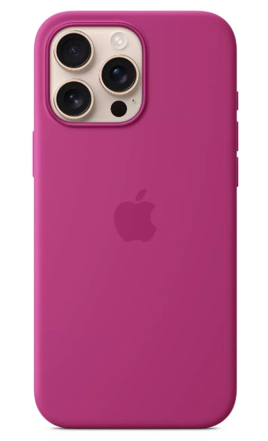 Apple iPhone 16 Pro Max Silicone Case with MagSafe - Fuchsia (Open Box)