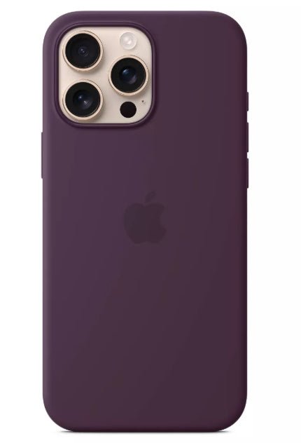 Apple iPhone 16 Pro Max Silicone Case with MagSafe - Plum (Open Box)