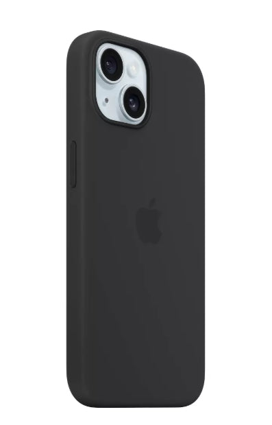 Apple iPhone 15 Plus Silicone Case with MagSafe - Black (Open Box)