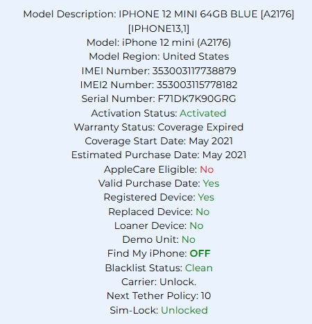 Pre-Owned Apple iPhone 12 - Carrier Unlocked - 64 GB Blue