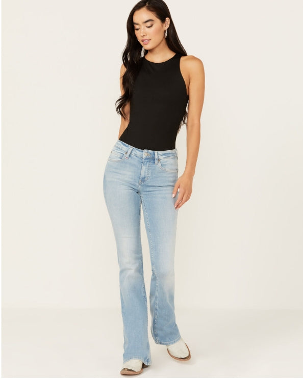Idyllwind Women's Rebel Kinsdale Light Wash Mid Rise Bootcut Jeans 4/30