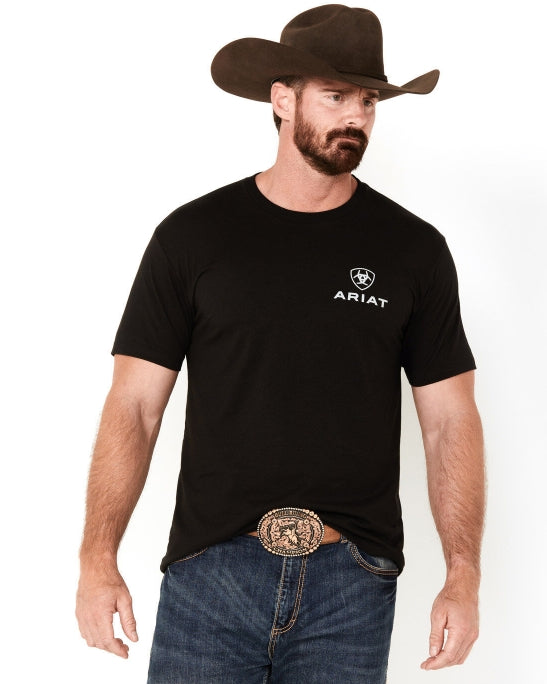 Ariat Men's Sugar Flag Mexico Short Sleeve Graphic T-Shirt M