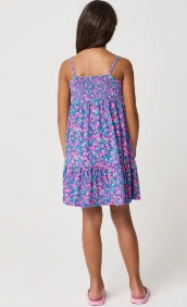 Girls' tropical dress by J. Crew - Ultraviolet Multi