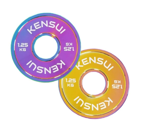 Kensui 1.25kg weight lifting Neo-Chrome Calibrated Weight Plates