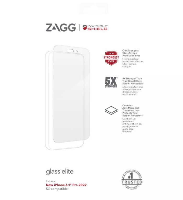 ZAGG Apple iPhone 14 Pro InvisibleShield Glass Elite AM Screen Protector (New) (Copy)