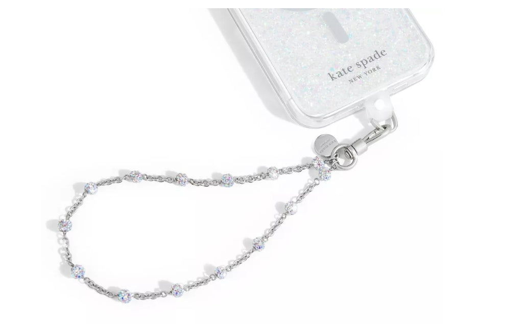 Kate Spade New York Phone Charm - Dazzle Chain Silver (Open Box)