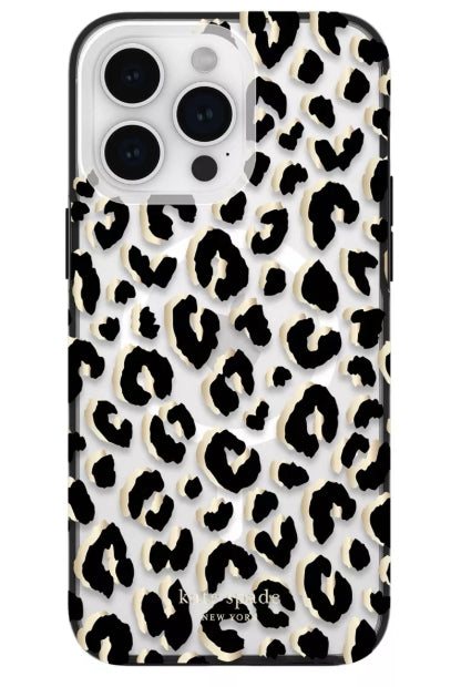 Kate Spade New York Apple iPhone 15 Pro Max Protective Case with MagSafe - City Leopard (Open Box)