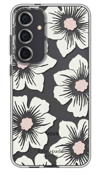 Kate Spade New York Samsung Galaxy S24 Antimicrobial Case - Hollyhock Cream (Open Box)